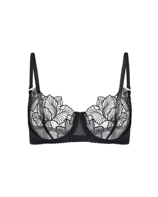 Peony Noir Bra